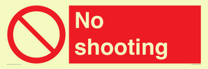 No shooting
